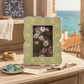 Cuorematto Portafoto Mediterraneo Legno Decorato 33/23 cm