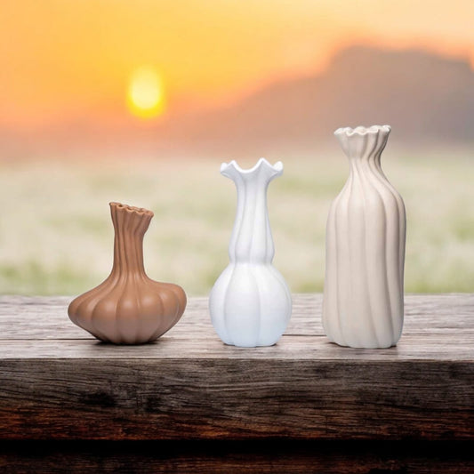 Cuorematto Serie Vasi Fagotto - Design Moderno in Ceramica