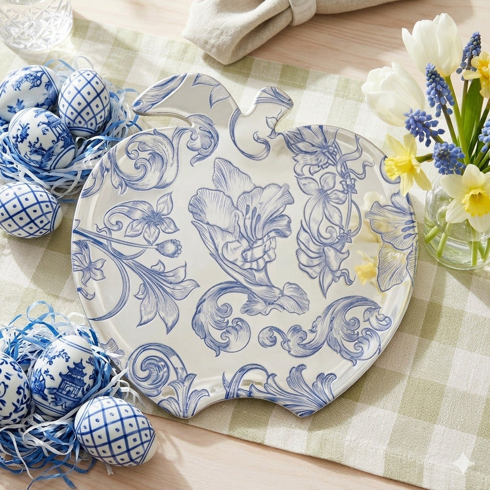 Cuorematto Sottopentola Porcellana Mela Maioliche 20x20 cm