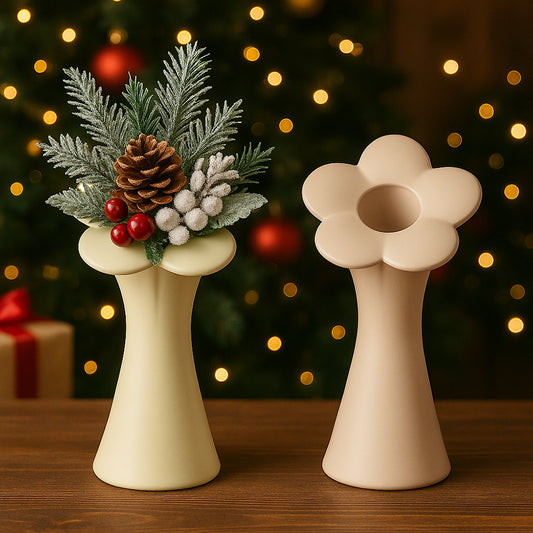 Cuorematto Vaso Collezione Fiori H.25cm D9029/31 natale
