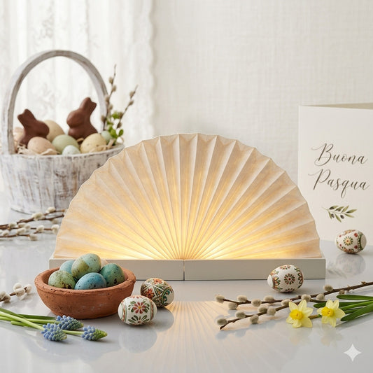 Cuorematto Ventaglio Luminoso Decorativo 16×6×3 cm