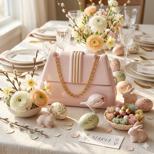 Dea Capodimonte Borsetta Scatola Cipria 18x9x11,5 cm