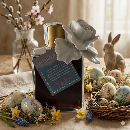 Dea Capodimonte Bottiglia liquore 200 ml in ceramica