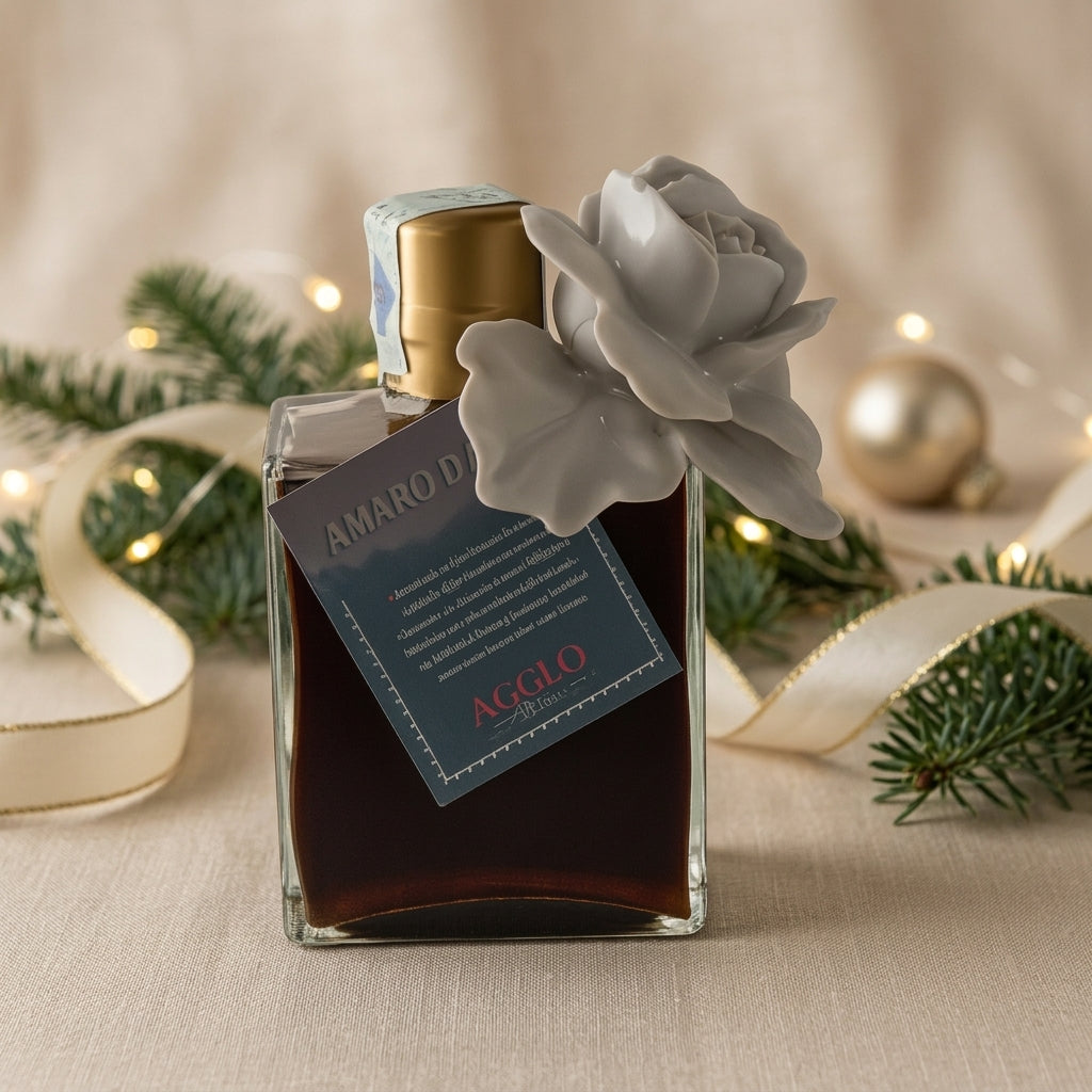 Dea Capodimonte Bottiglia liquore 200 ml in ceramica