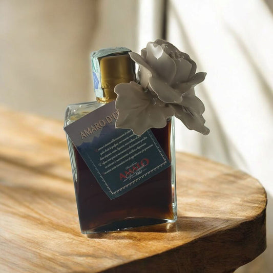 Dea Capodimonte Bottigliette Di Liquore 200 Ml 13,5x8x4cm Amaro Di Erbe C Peonia