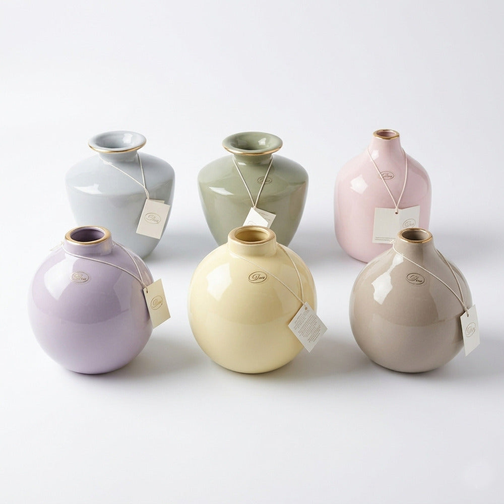 Dea Capodimonte Vasi Ceramica H16 Personalizzabili Colori