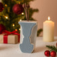 Diffusore Ilary Queen Clessidra 2 Volti in Porcellana 17x9x4 cm Made in Italy