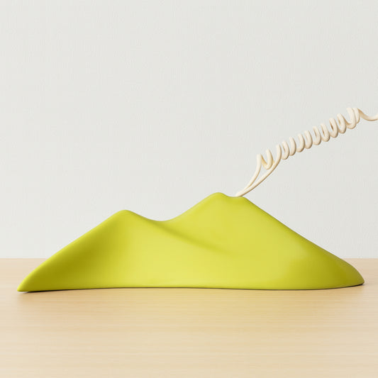 Diffusore Sharon Vesuvio Giallo in porcellana 17 cm dipinto a mano
