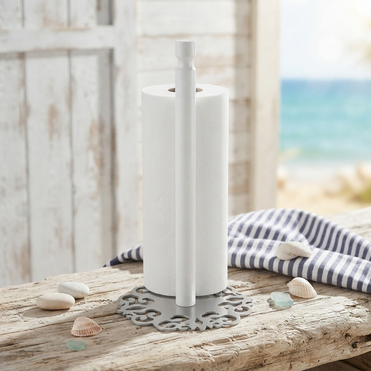 Domus & Design Porta Scottex Acciaio Inox Decoro Damasco