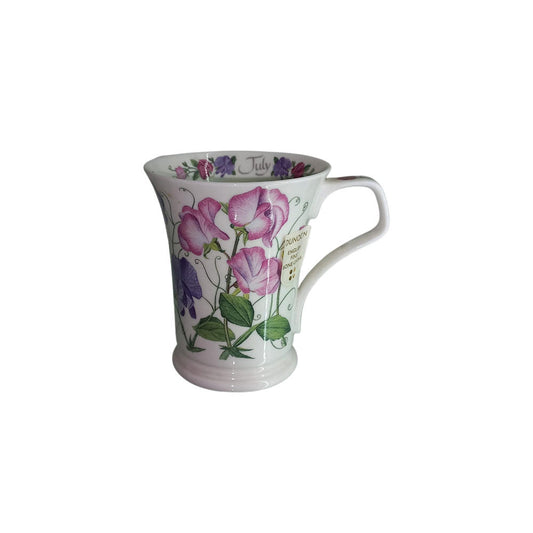 Dunoon Tazza Mug Fiori Del Mese 10cm In Porcellana LuglioDunoon Tazza Mug Fiori Del Mese 10cm In Porcellana Luglio