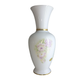 Emmebi Limoges Etoile Vaso Porcellana Rose Filo Oro H.27 x 12 cm 