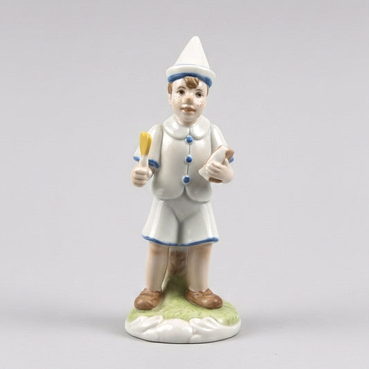 F.lli Majello Pinocchio Porcellana Capodimonte 17cm