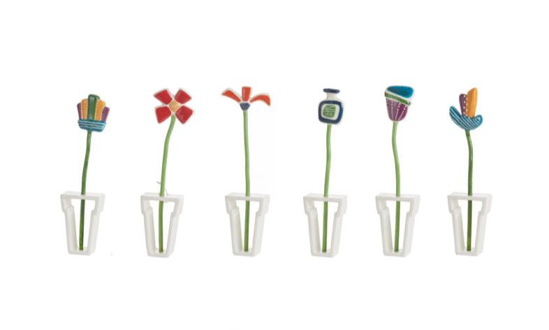 FRC 05 COLLEZIONE VIDEO VASETTO CON FIORE 6 PZ;