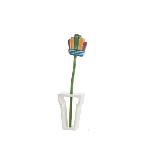 FR 12 VIDEO VASETTO FIORE SCOPA MISURA (H 42 CM)
