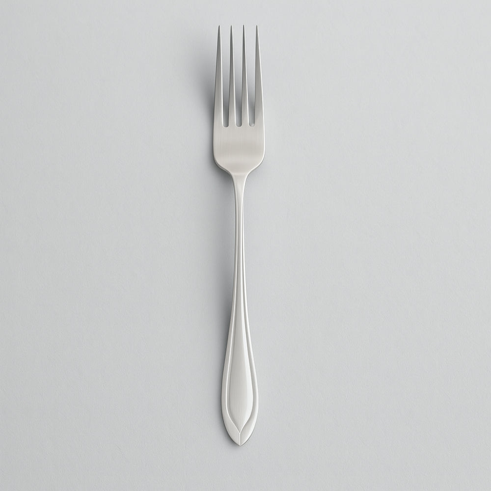 Forchetta tavola D&D Asia inox argento H 18,5 cm Made in Italy