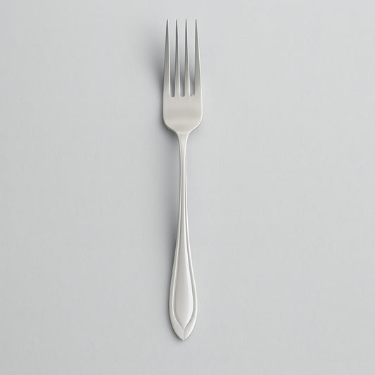 Forchetta tavola D&D Asia inox argento H 18,5 cm Made in Italy