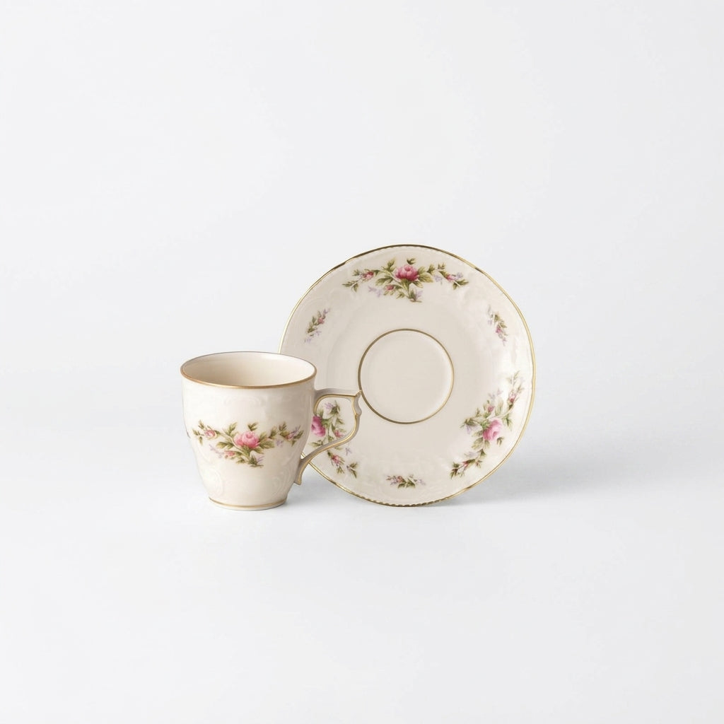 Rosenthal Tazza Espresso con Piattino Sanssouci Ramona in Porcellana