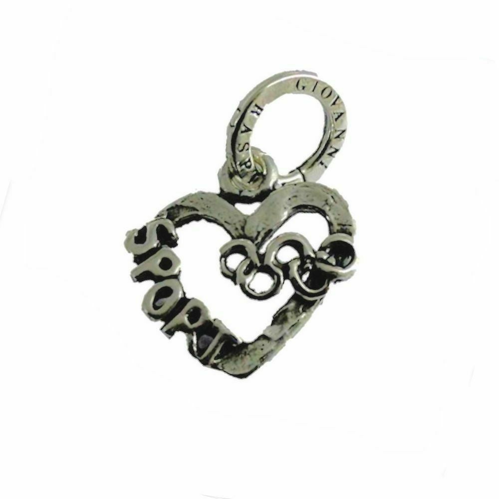 Giovanni Raspini Charm Cuore di Sport in Argento 925 - Art. 10542