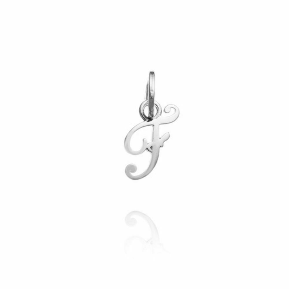 Giovanni Raspini Charm Lettera Juliet Corsivo "F" Charms In Argento 925 - Art. 10725