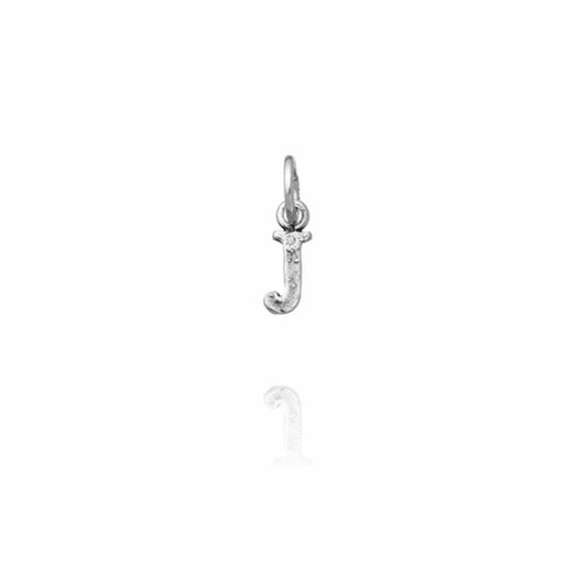 Giovanni Raspini Mini Charm Lettera Logo " J " In Argento 925 - Art. 10885