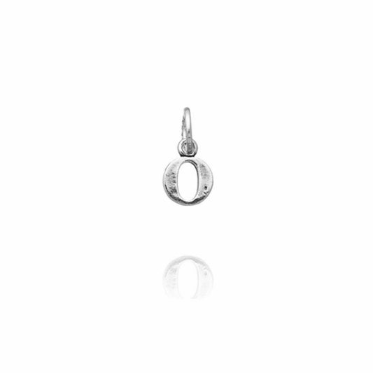 Giovanni Raspini Mini Charm Lettera Logo " O " In Argento 925 - Art. 10890