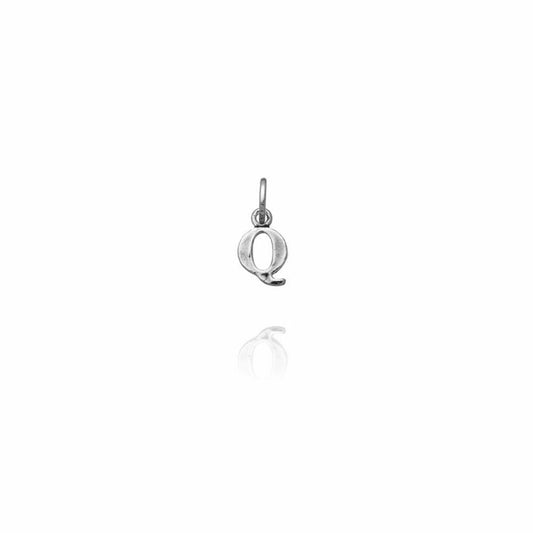 Giovanni Raspini Mini Charm Lettera Logo " Q " In Argento 925 - Art. 10892