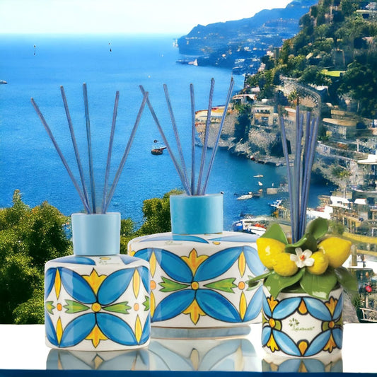 Gli Alberelli Diffusori Decoro Positano in Ceramica Made In Italy