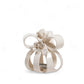 Gli Alberelli Sfera Bianca Decoro Rose Porta Candele Made Italy Classica