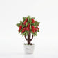 Gli Alberelli Albero Peperoncini Ceramica Capodimonte 11x16 cm