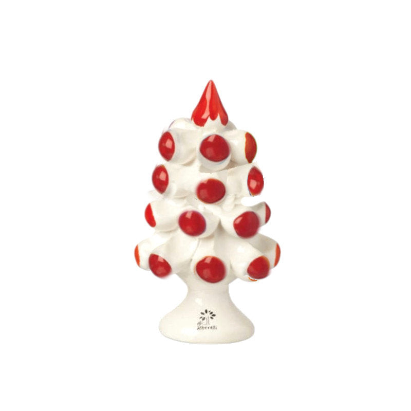 Gli Alberelli Albero Pigna Natura  natale 25 X 15cm Porcellana Capodimonte Made In Italy BR