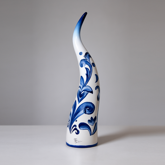 Gli Alberelli Corno Napoletano Gigante Blu in Ceramica 70cm – Le Favole