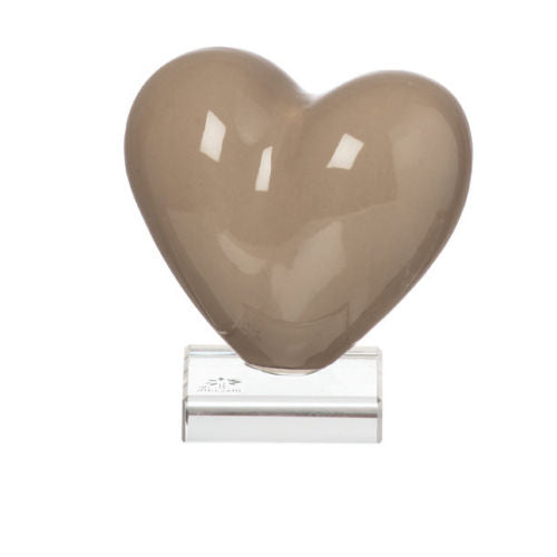 Gli Alberelli Collezione Cuore in Capodimonte con base in Plexy Made In Italy Varie misure e colori