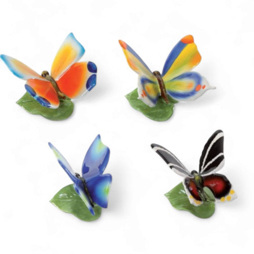 Gli Alberelli Farfalla Ceramica di Capodimonte 12×18 cm