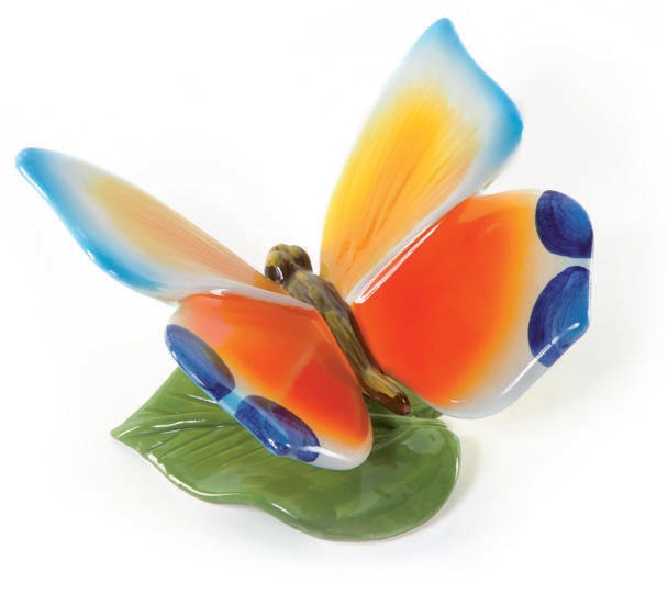 Gli Alberelli Farfalla in ceramica di Capodimonte 12x18cm 0158A