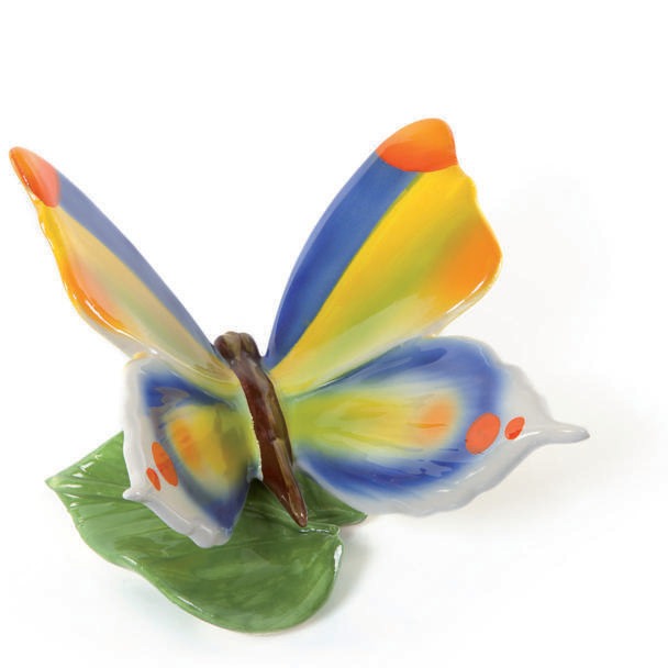 Gli Alberelli Farfalla in ceramica di Capodimonte 12x18cm 0158B