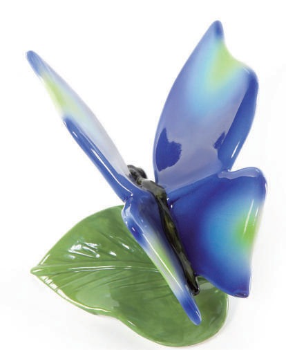 Gli Alberelli Farfalla in ceramica di Capodimonte 12x18cm 0158C