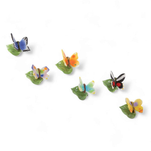 Gli Alberelli Farfalla Ceramica di Capodimonte 6x9 cm