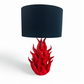 Gli Alberelli Lampada Cono Fiamma Capodimonte H 70 cm – Le Favole