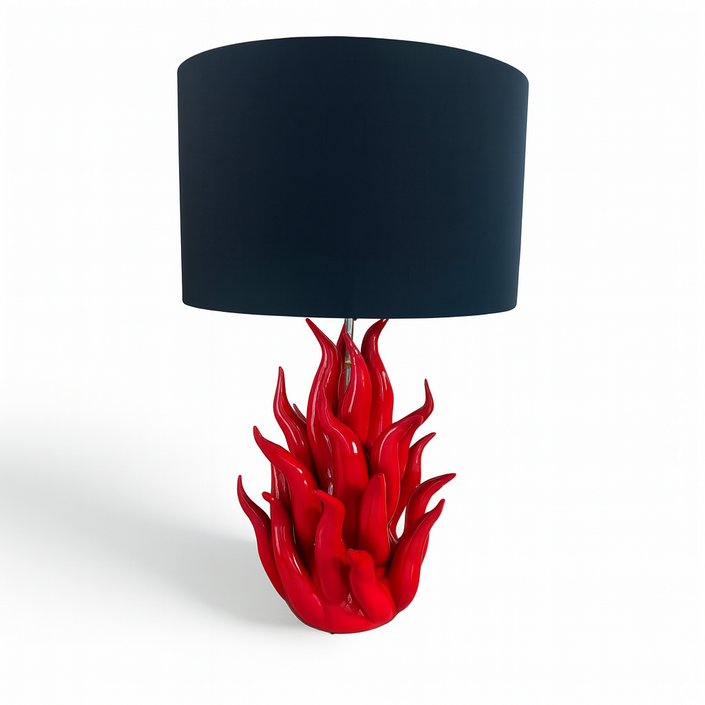 Gli Alberelli Lampada Cono Fiamma Capodimonte H 70 cm – Le Favole