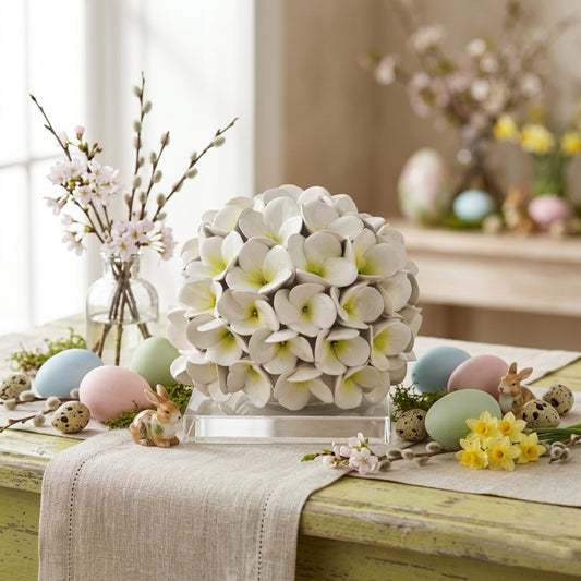 Gli Alberelli Piantina Foglia Ortensia Capodimonte 18 cm Bianca