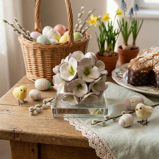 Gli Alberelli Piantina Natura Ortensia Bianca Capodimonte 10x10 cm