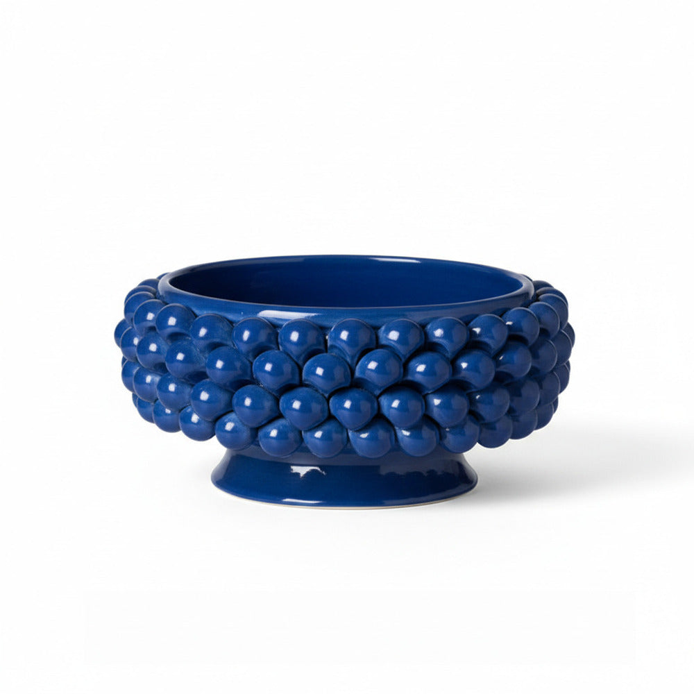 Gli Alberelli Pigne Siciliane Ceramica Capodimonte Centro Tavola Ø33