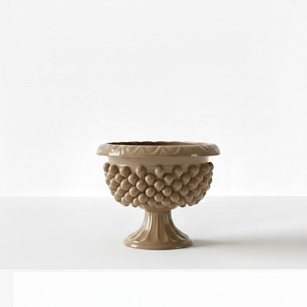 Gli Alberelli Pigne Siciliane Ceramica Capodimonte Centro Tavola Ø42 cm Alzata