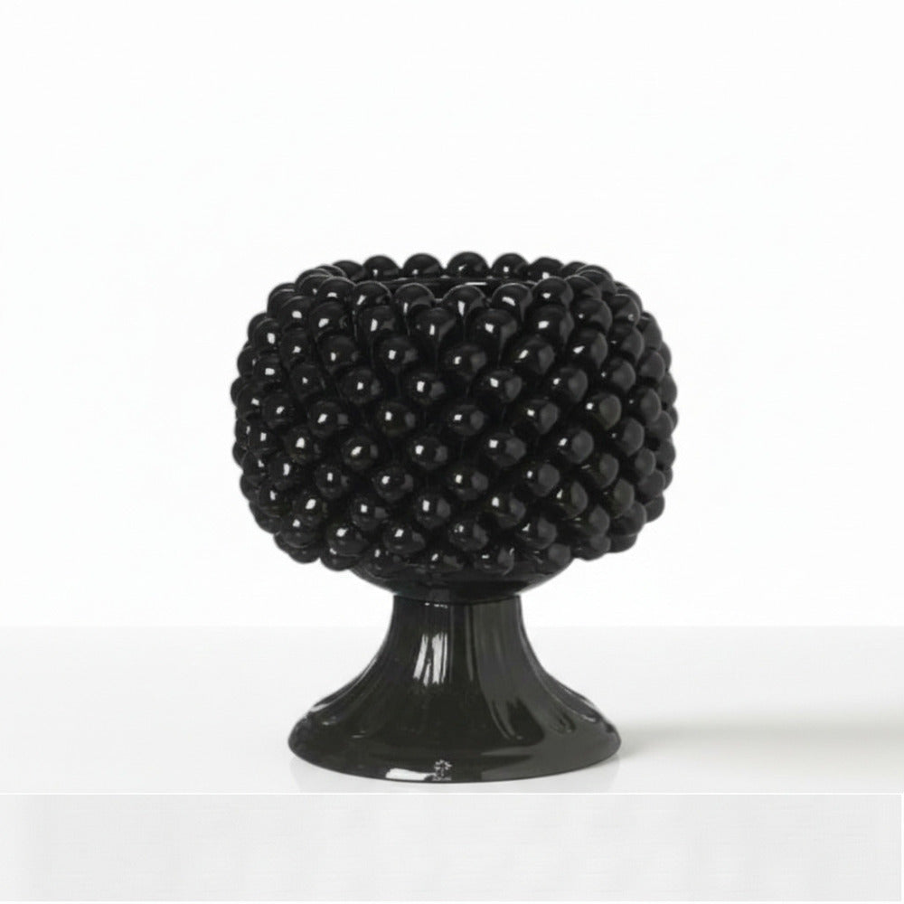 Gli Alberelli Pigne Siciliane Ceramica Capodimonte Vaso Uovo Pigna Ø 35 CM