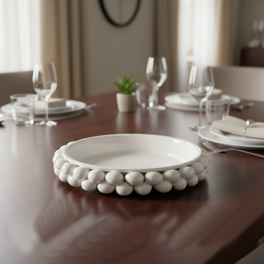 Gli Alberelli Pigne Siciliane Ceramica Centro Piatto Pigna Ø 36 CM