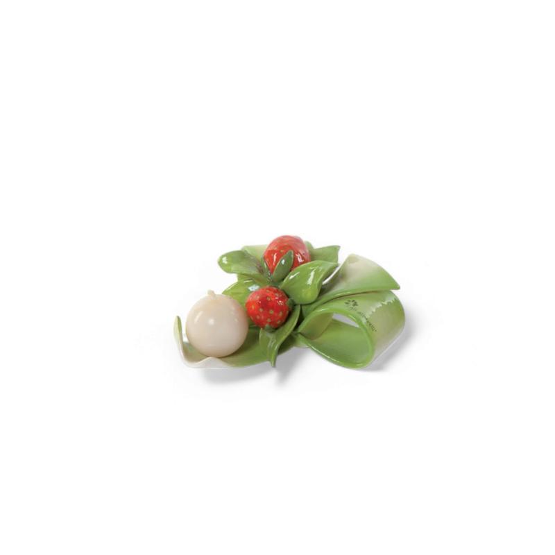 Gli Alberelli Porta Candele Fiocchi di Colore Limoni Fragole 11/17 cm 00111fr