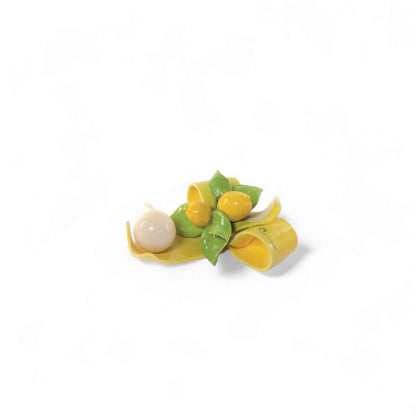 Gli Alberelli Porta Candele Fiocchi di Colore Limoni Fragole 11/17 cm 0011LI