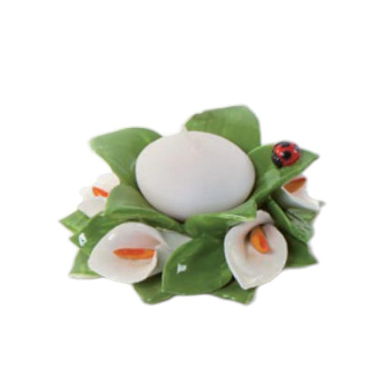 Gli Alberelli Porta Candele Fiori e Frutta 0147C - cm 10 x 6