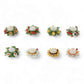 Gli Alberelli Porta Candele Fiori e Frutta 0147 - cm 10 x 6