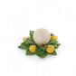  Gli Alberelli Porta Candele Fiori e Frutta 0148 L - cm 12 